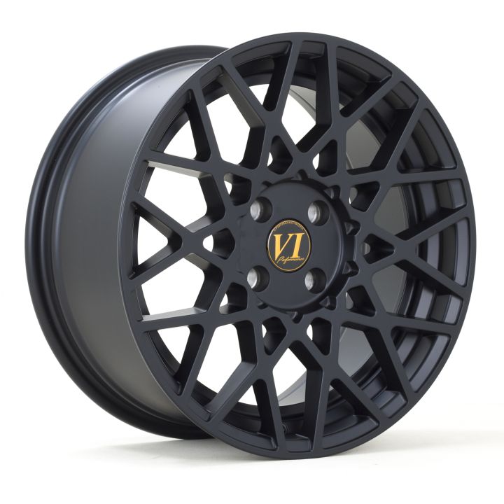 6Performance<br>Mesh Flat Black (17x8)
